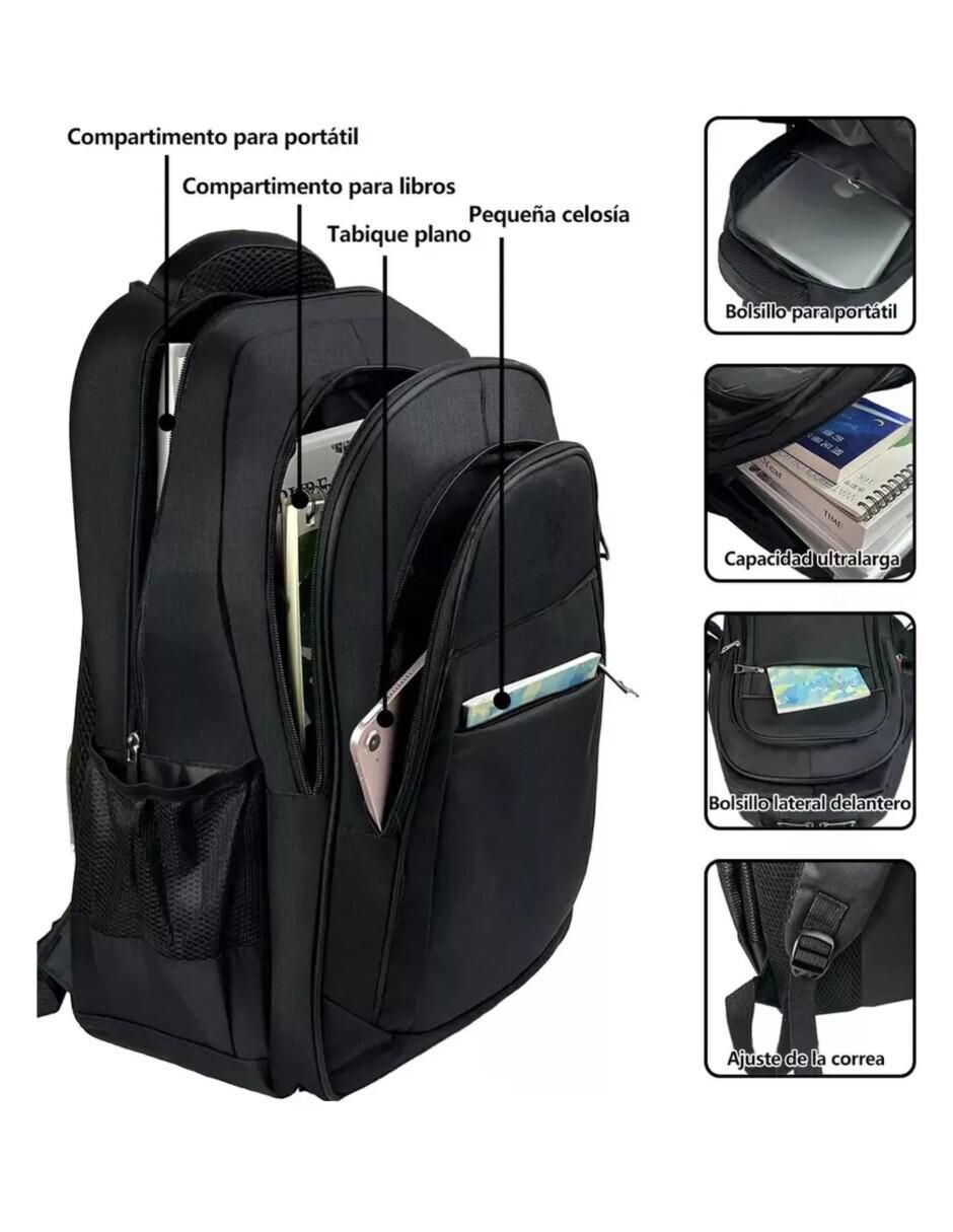 Mochila con portalaptop impermeable unisex