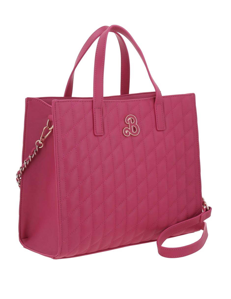 Bolsa satchel Charliee Barbie para mujer 6