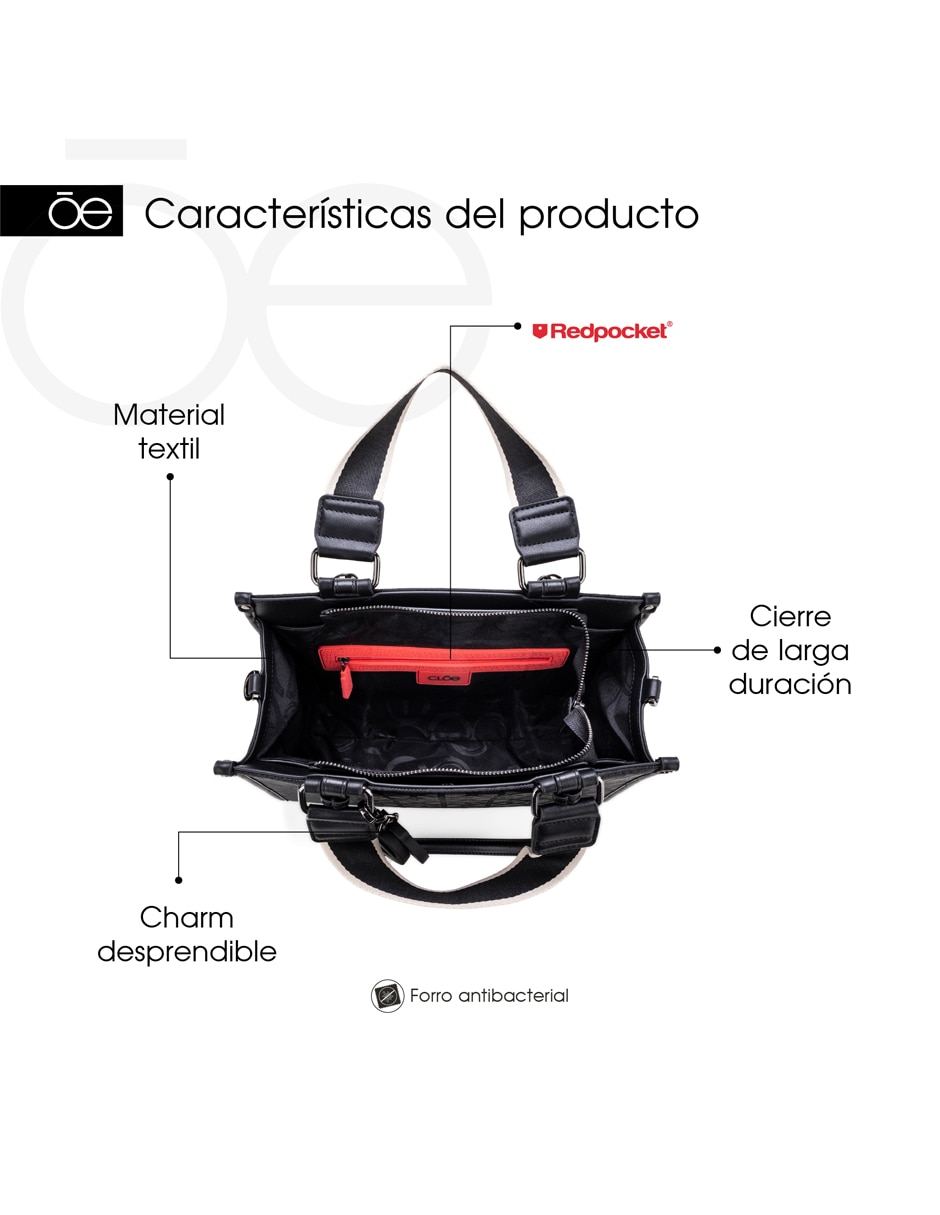 Bolsa satchel Cloe Sirlania I para mujer 5
