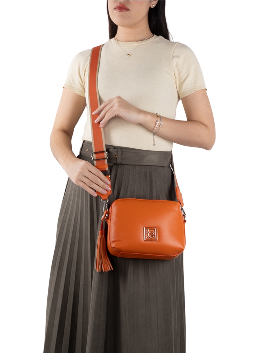 CROSSBODY CLOE, NARANJA