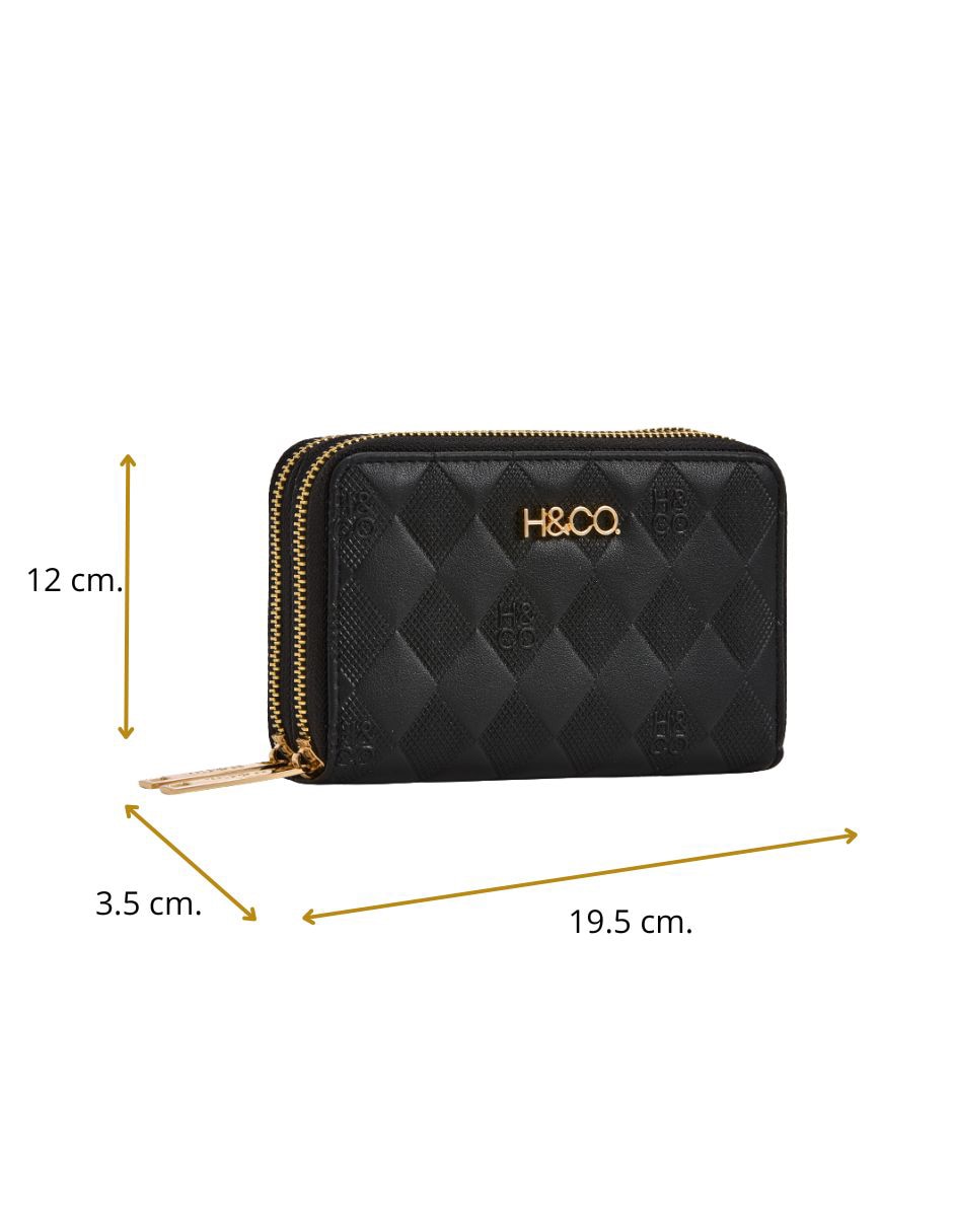 CARTERA H&CO CARTERA 7960, NEGRO