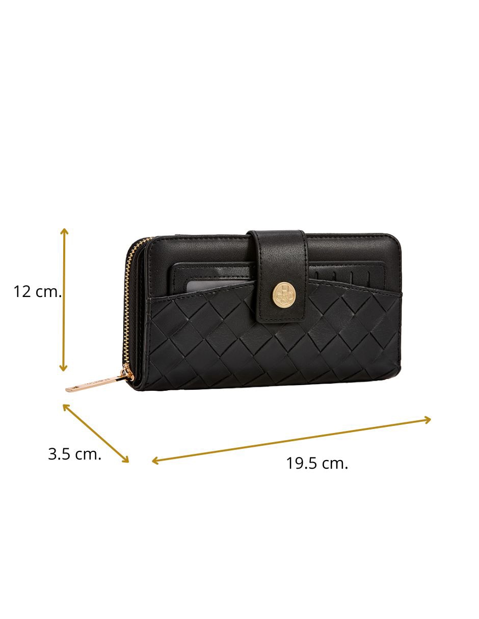CARTERA H&CO CARTERA 7979, NEGRO
