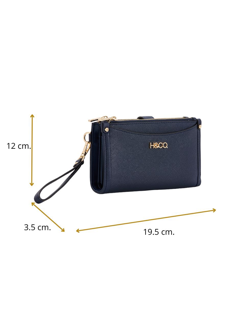 CARTERA H&CO CARTERA 7996, AZUL MARINO