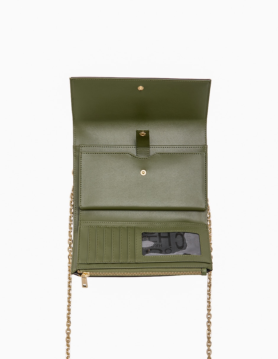 CARTERA H&CO CARTERA 8070, VERDE OLIVO