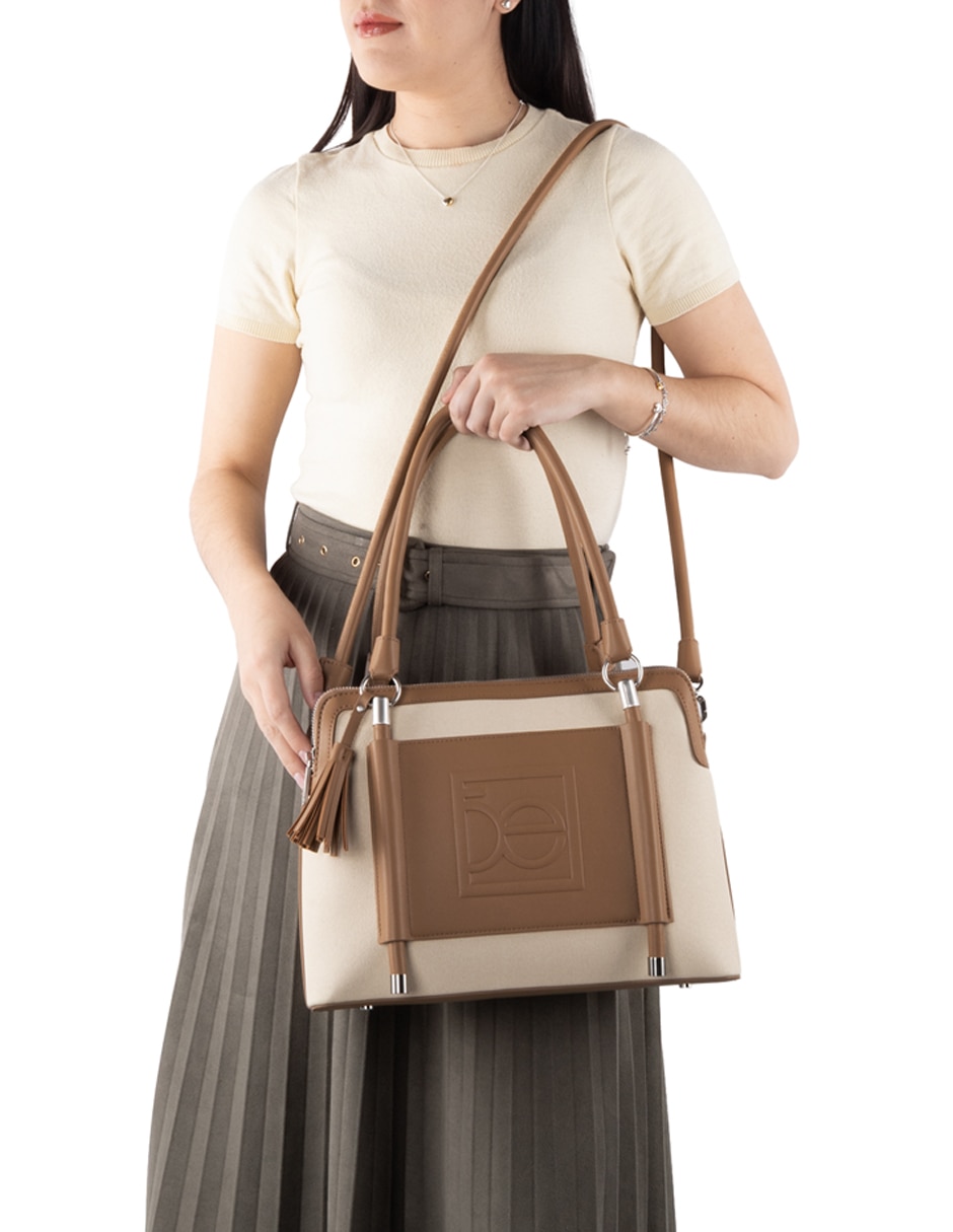 Bolsa satchel Briliani para mujer 3