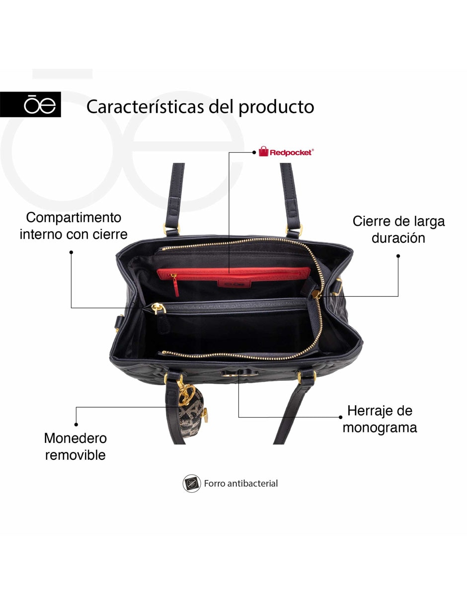 SATCHEL CLOE, NEGRO