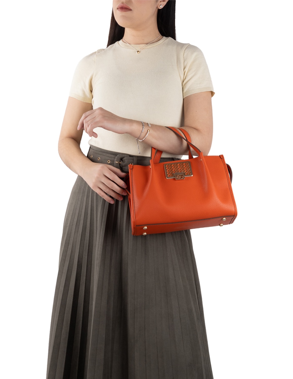 SATCHEL CLOE, NARANJA