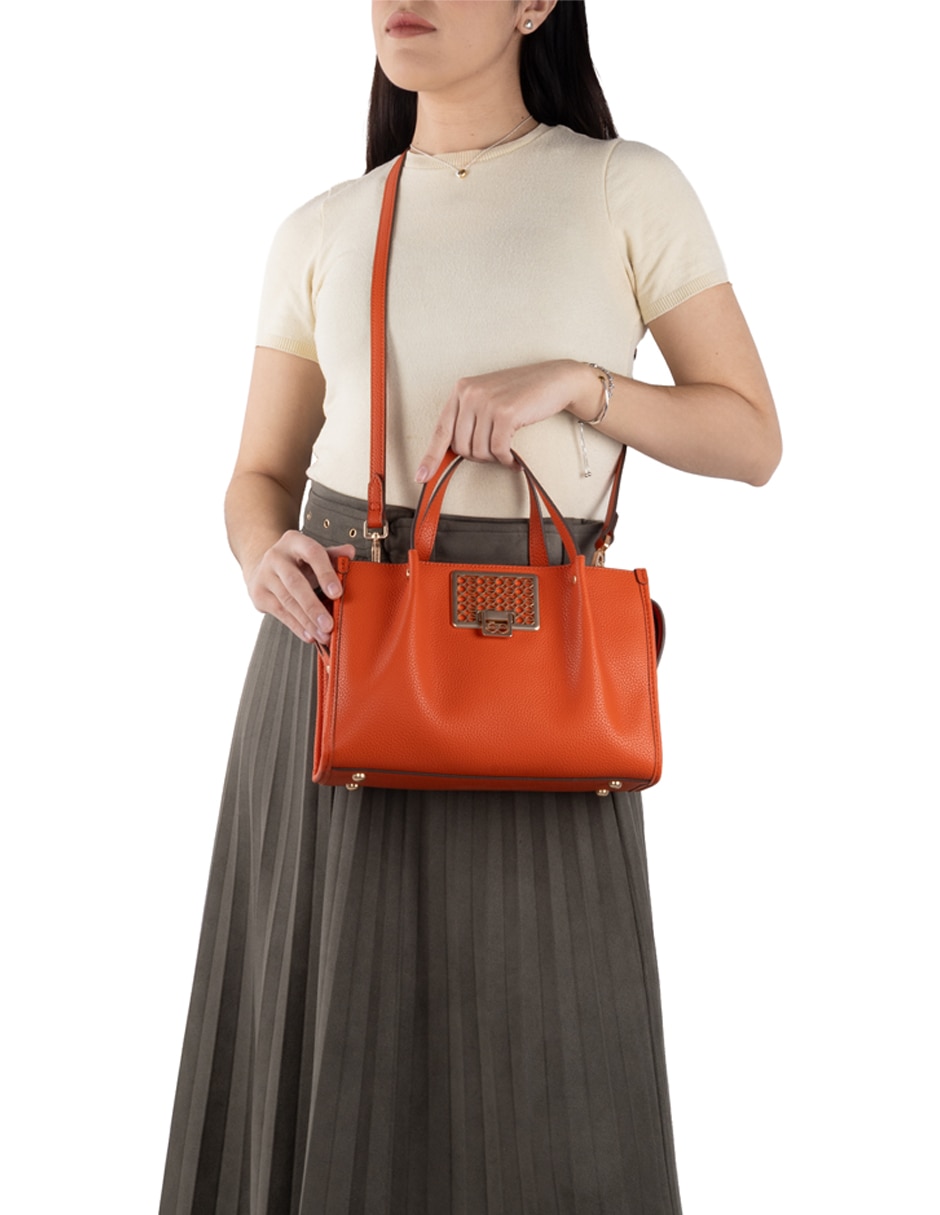 SATCHEL CLOE, NARANJA