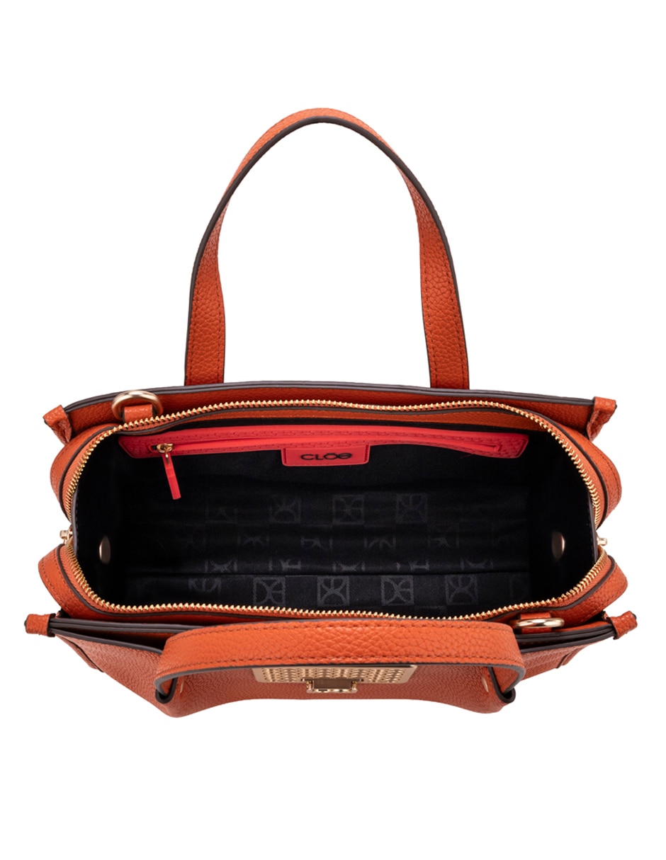 SATCHEL CLOE, NARANJA