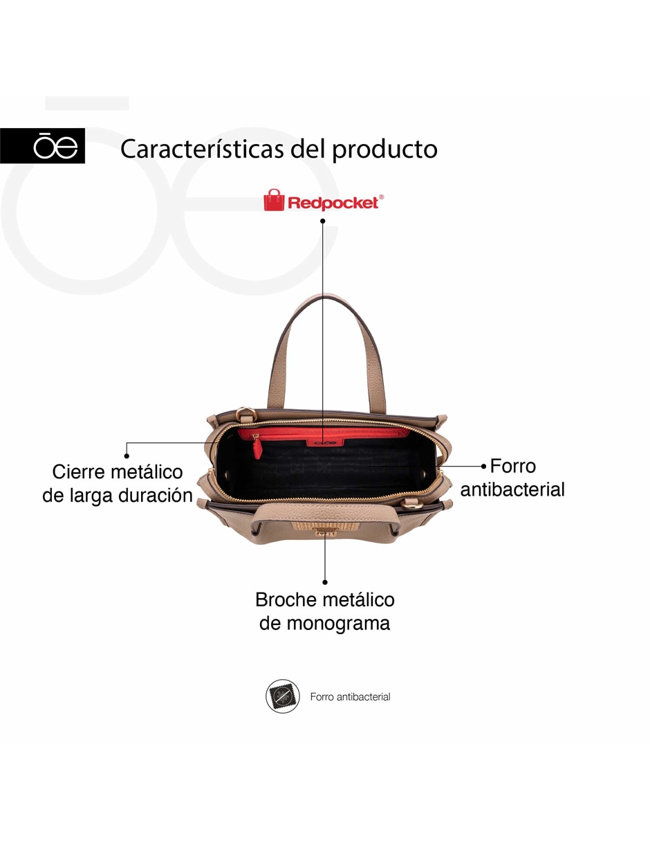 SATCHEL CLOE, NARANJA