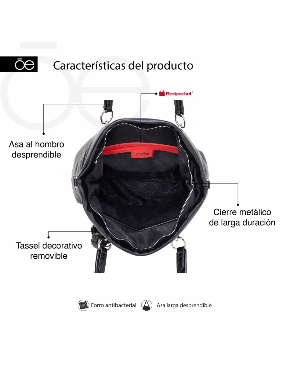 TOTE CLOE, NARANJA