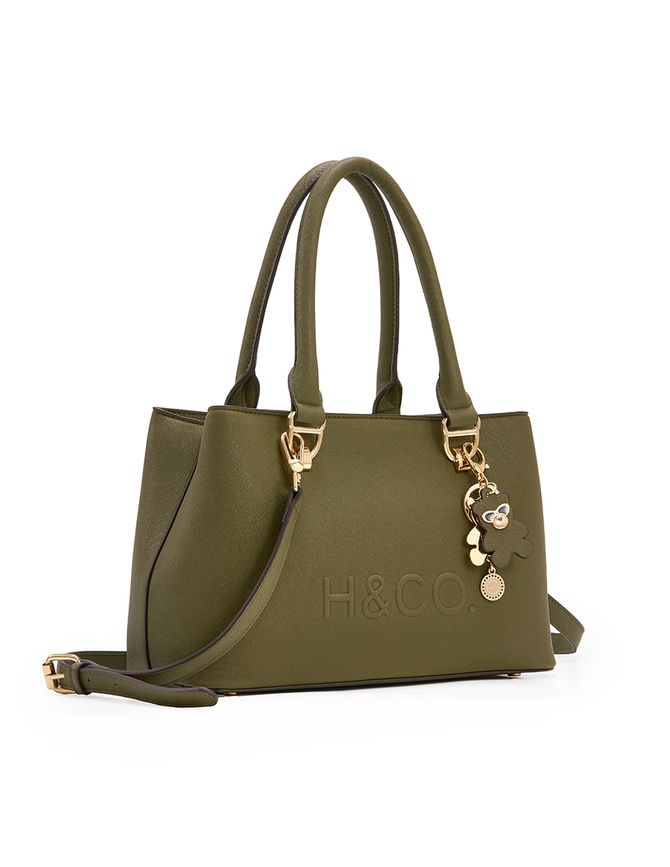 SATCHEL H&CO, VERDE OLIVO