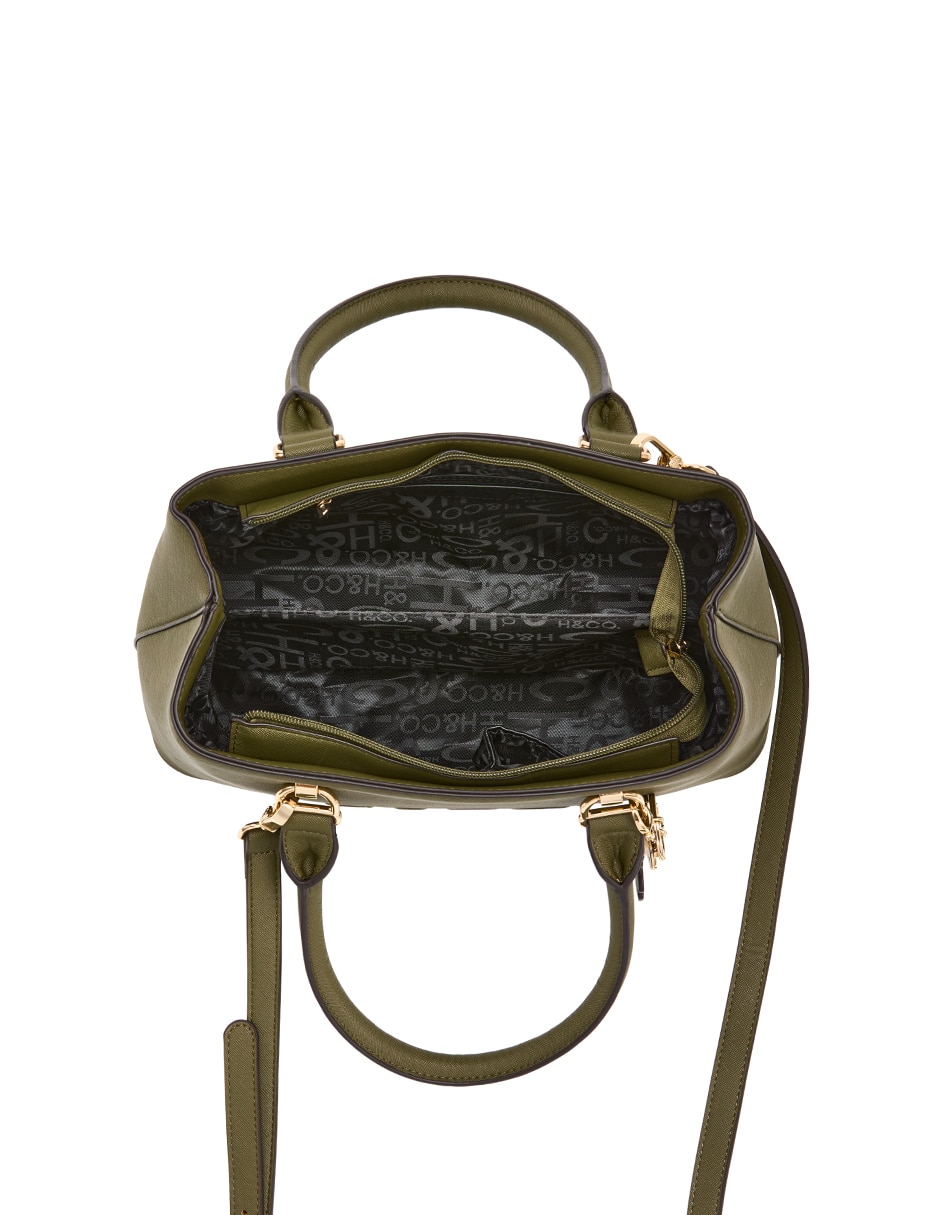 SATCHEL H&CO, VERDE OLIVO