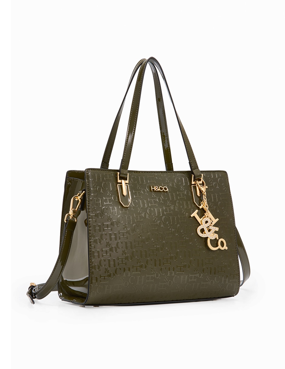 SATCHEL H&CO, VERDE OLIVO