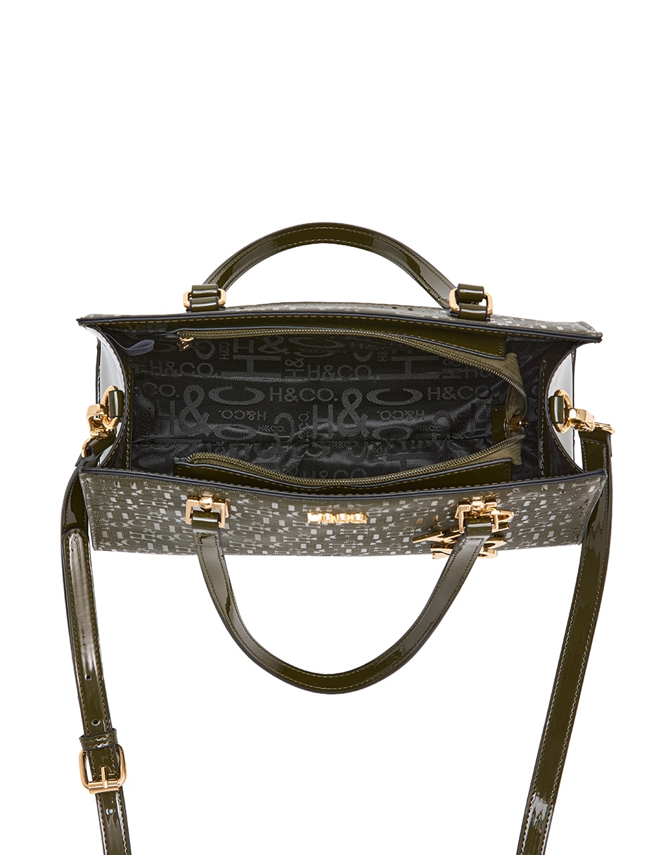 SATCHEL H&CO, VERDE OLIVO