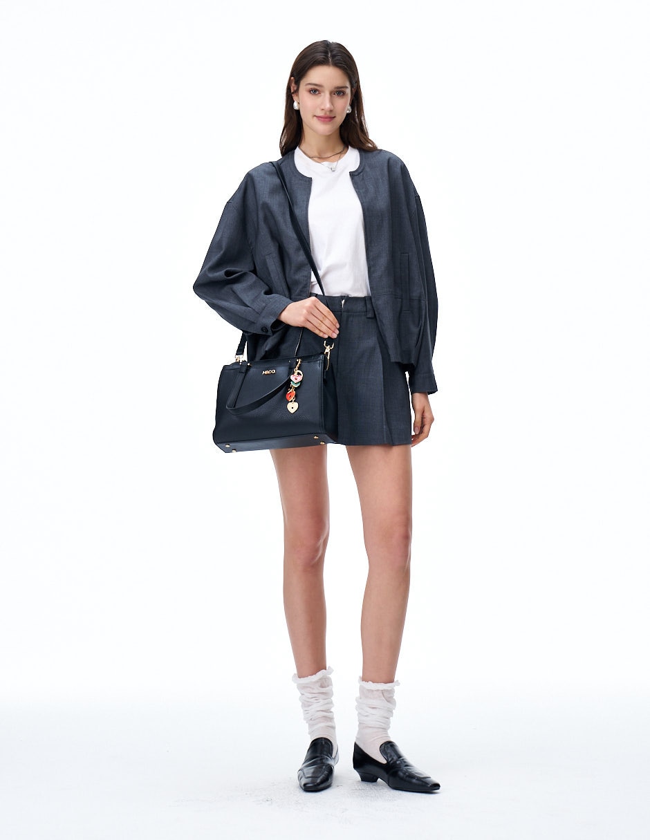Bolsa satchel Rex para mujer 5