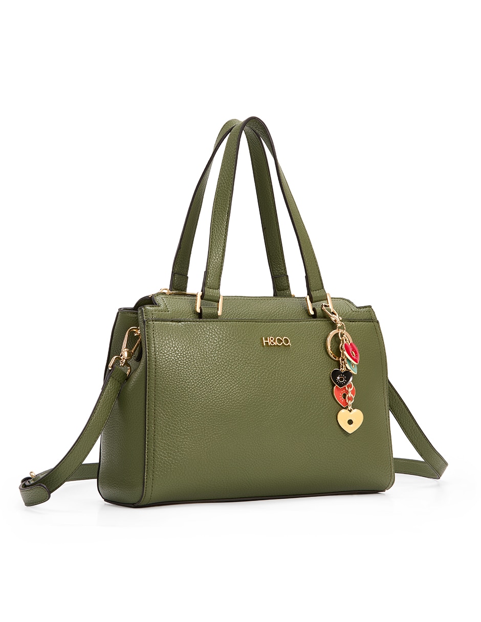 SATCHEL H&CO, VERDE OLIVO