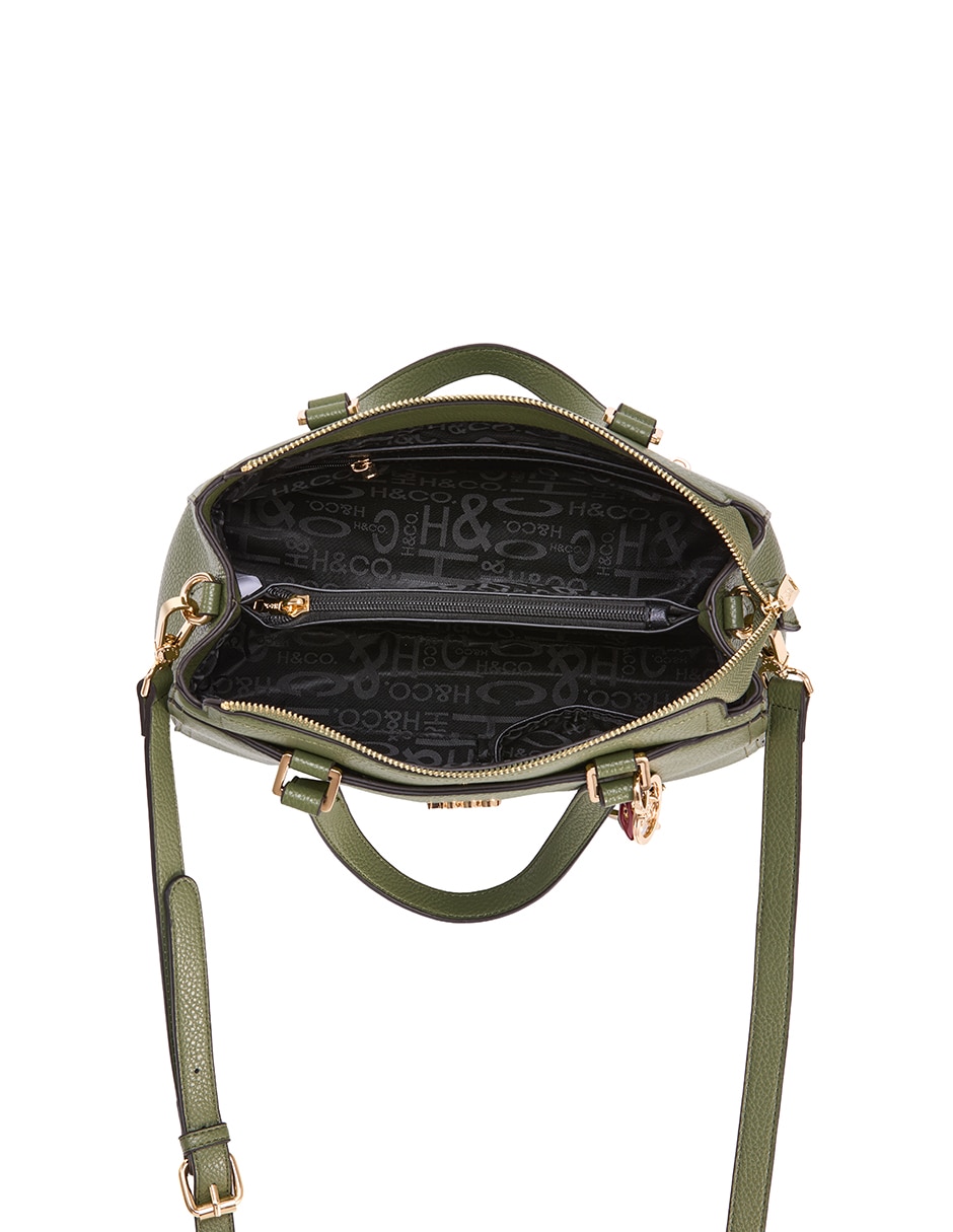 SATCHEL H&CO, VERDE OLIVO