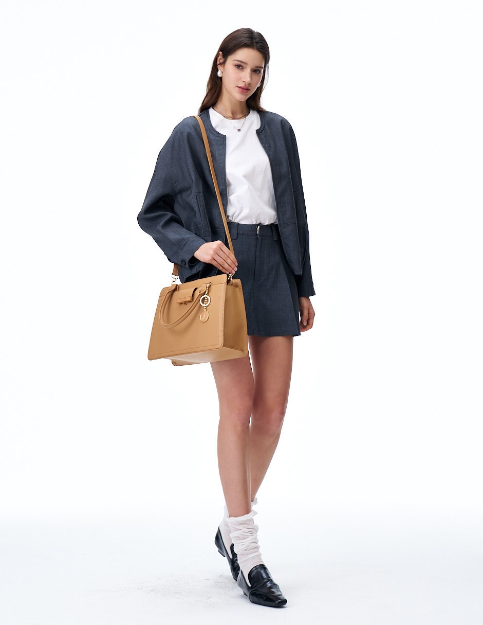 Bolsa satchel Rex para mujer 5