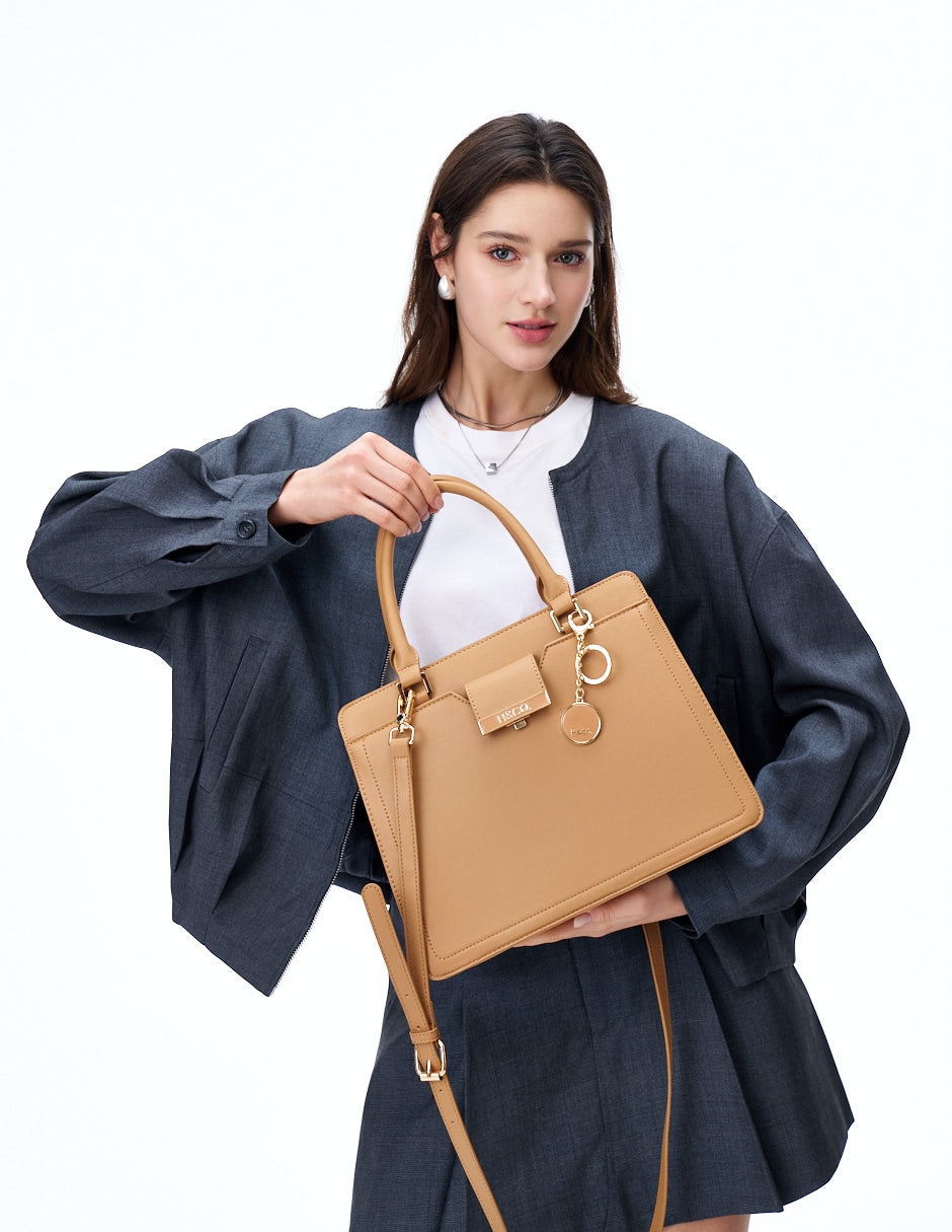 Bolsa satchel Rex para mujer 8