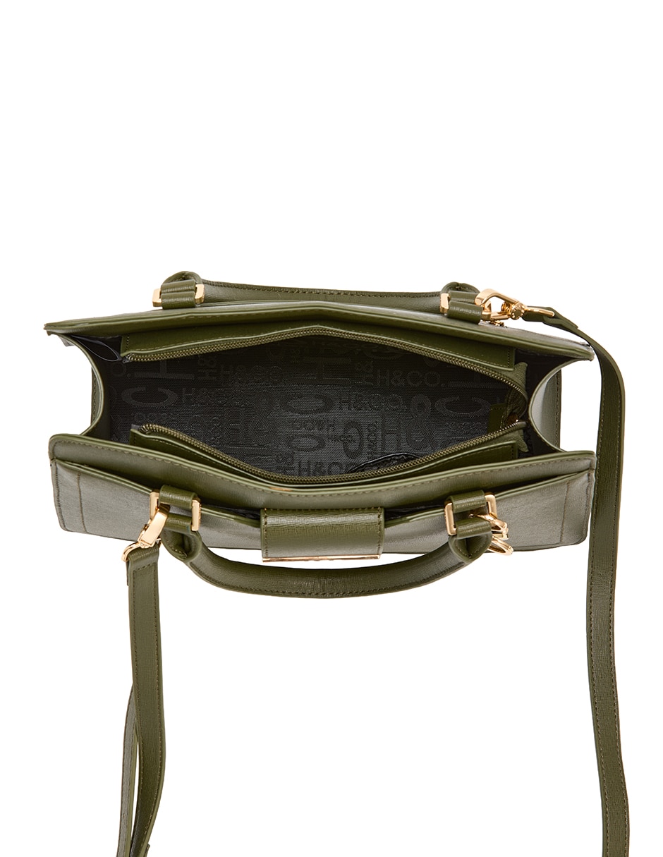SATCHEL H&CO, VERDE OLIVO