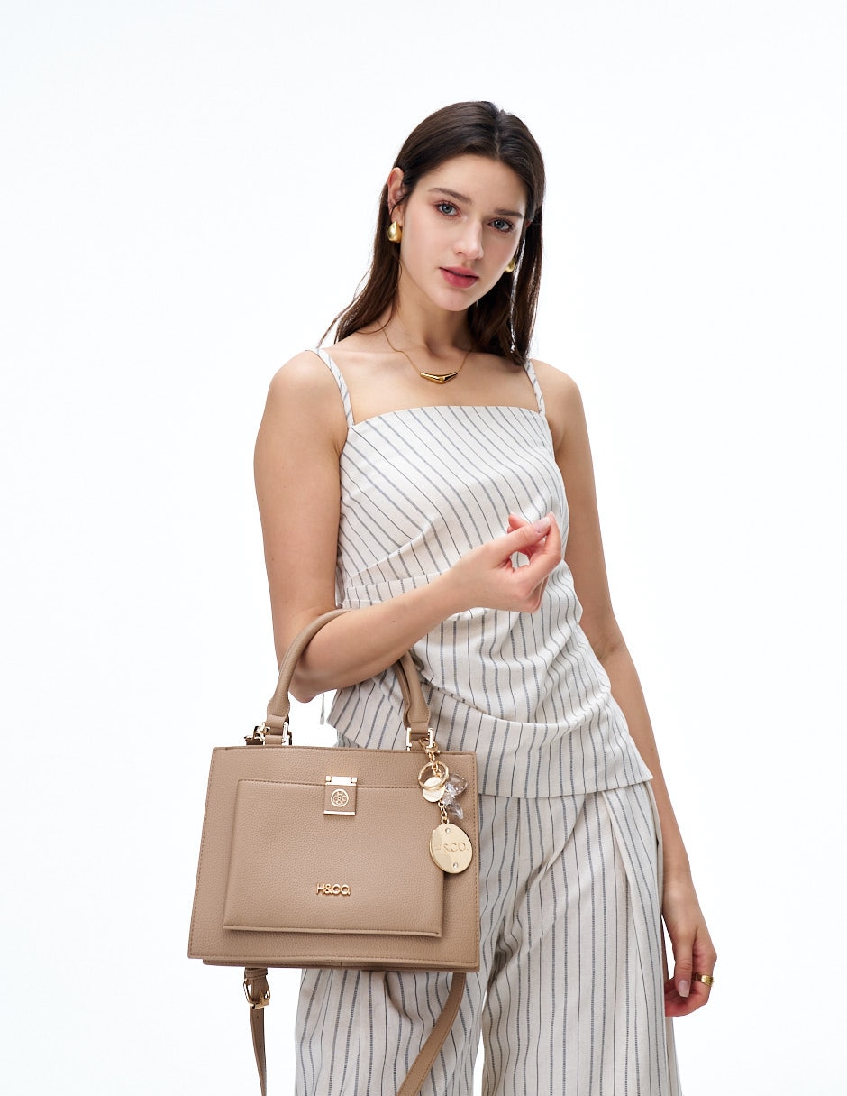 Bolsa satchel Rex para mujer 7