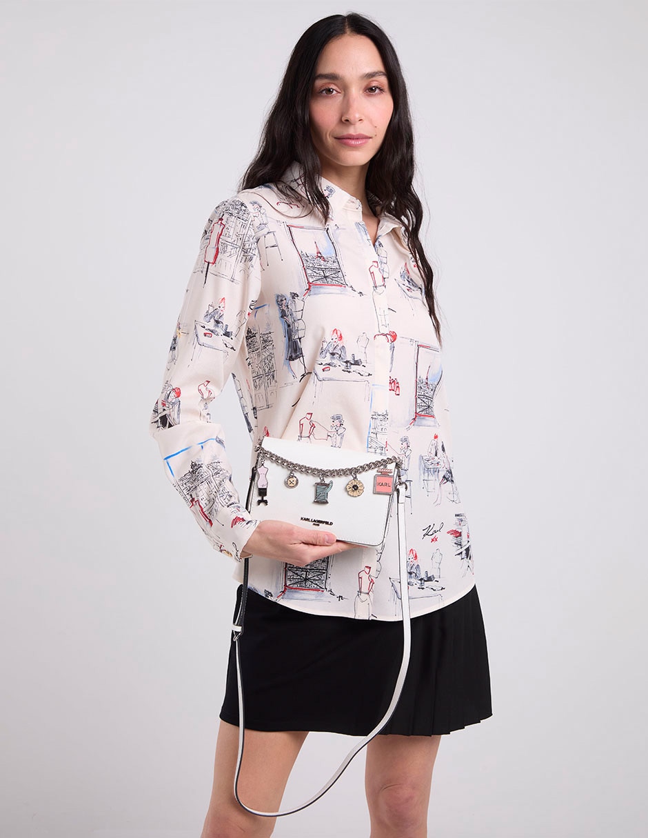 Bolsa crossbody de piel para mujer 5