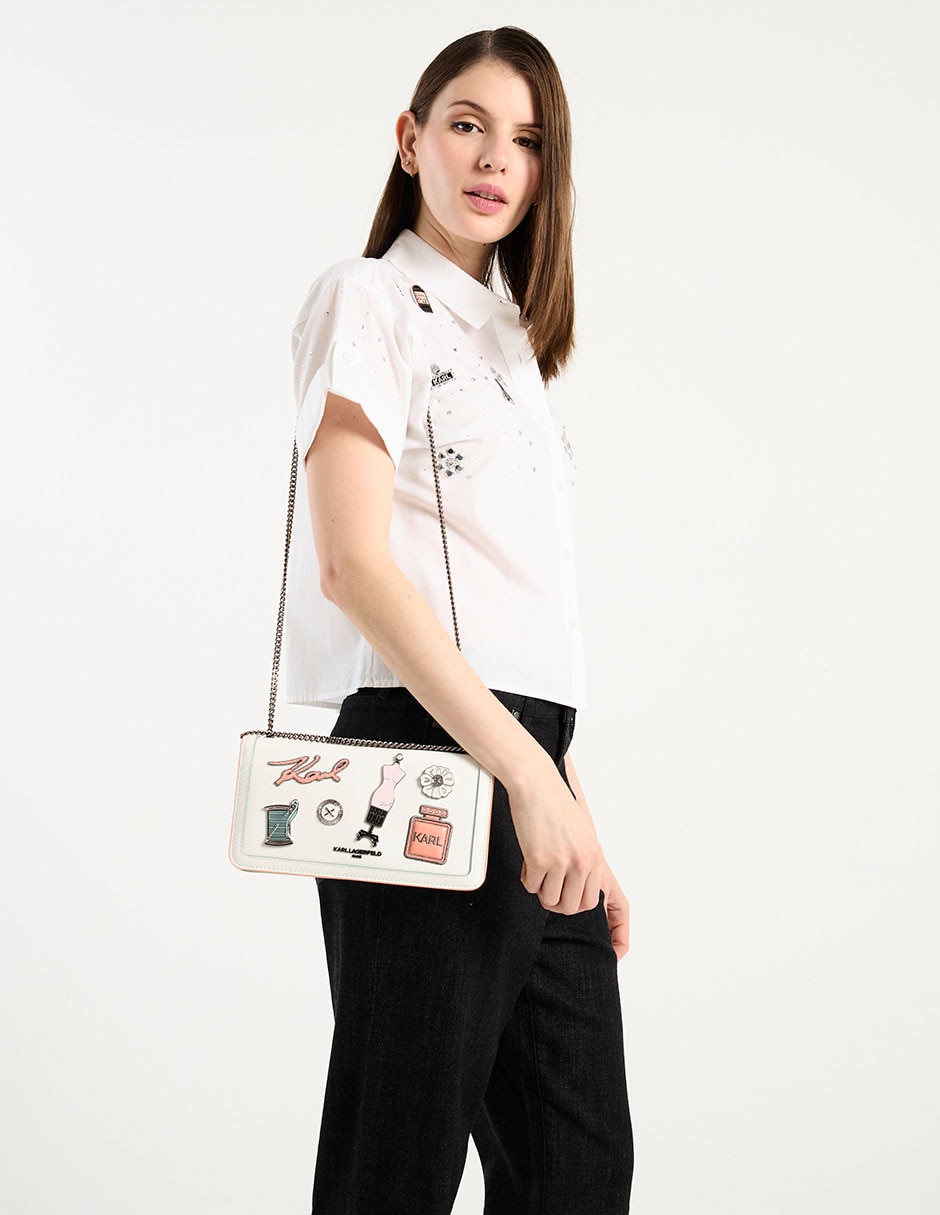 Bolsa shoulder de piel para mujer 9