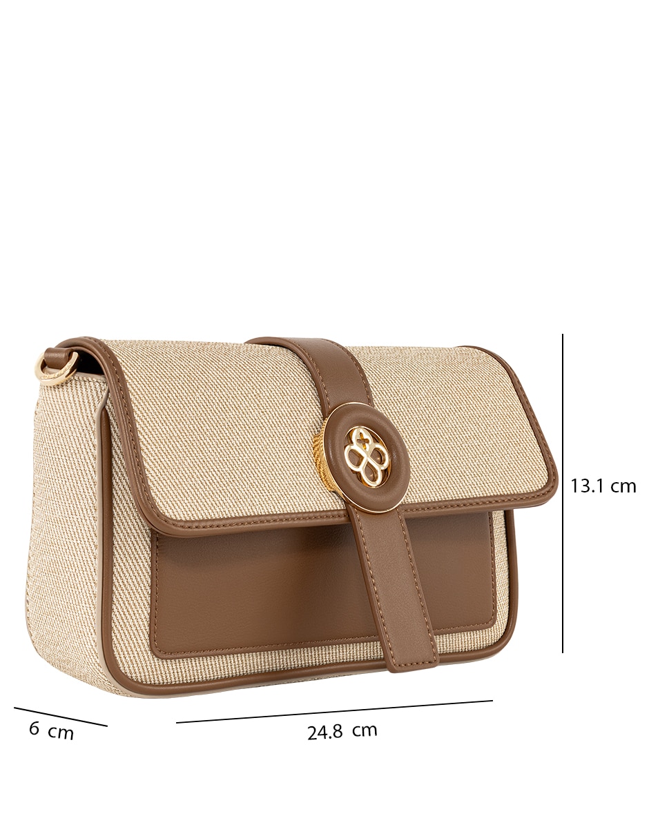 CROSSBODY JAIME IBIZA, CAFÉ CLARO