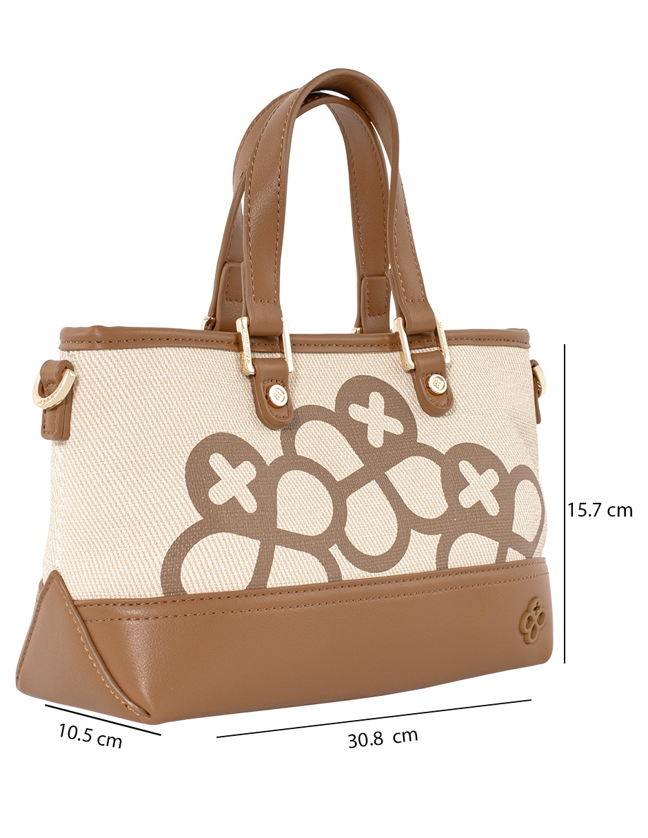 Bolsa satchel Promesa para mujer 5