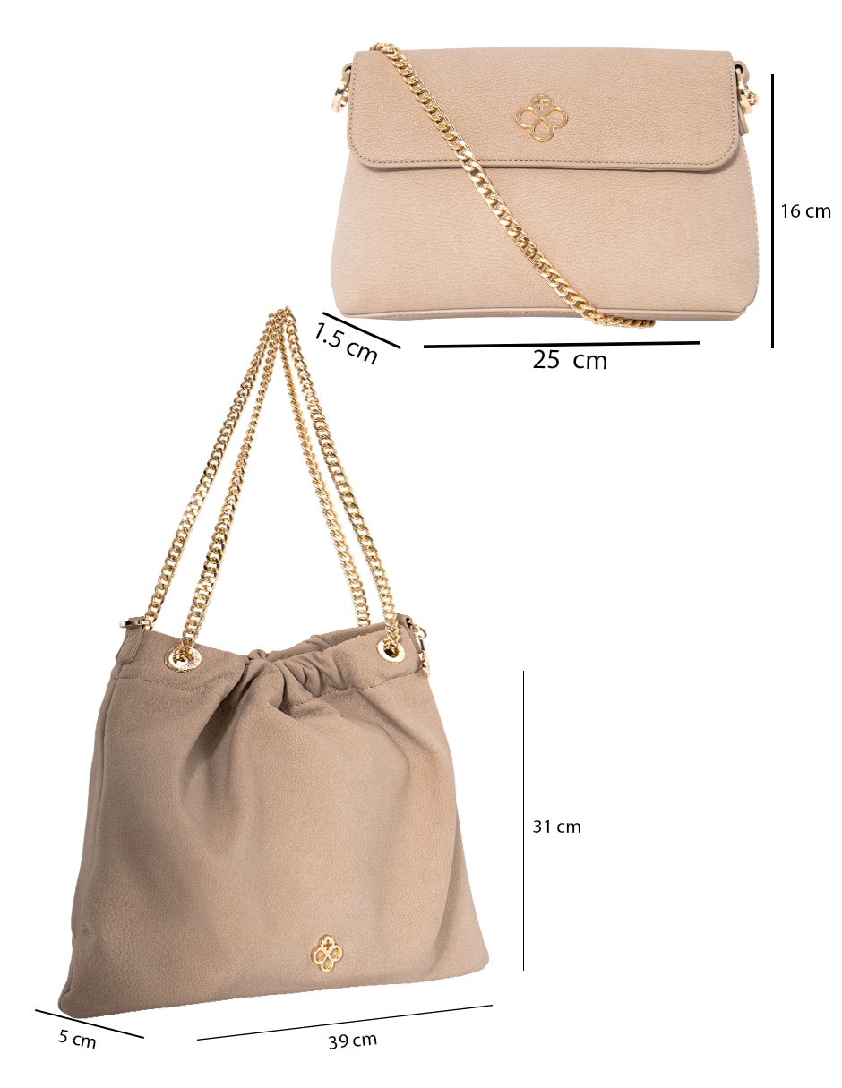 Bolsa satchel Promesa para mujer 7