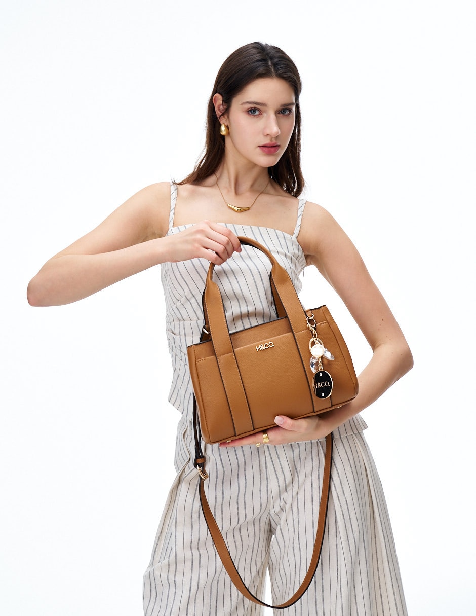 Bolsa satchel H&CO Athena para mujer