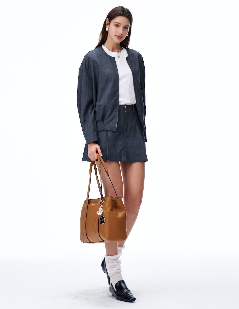 Bolsa satchel H&co para mujer