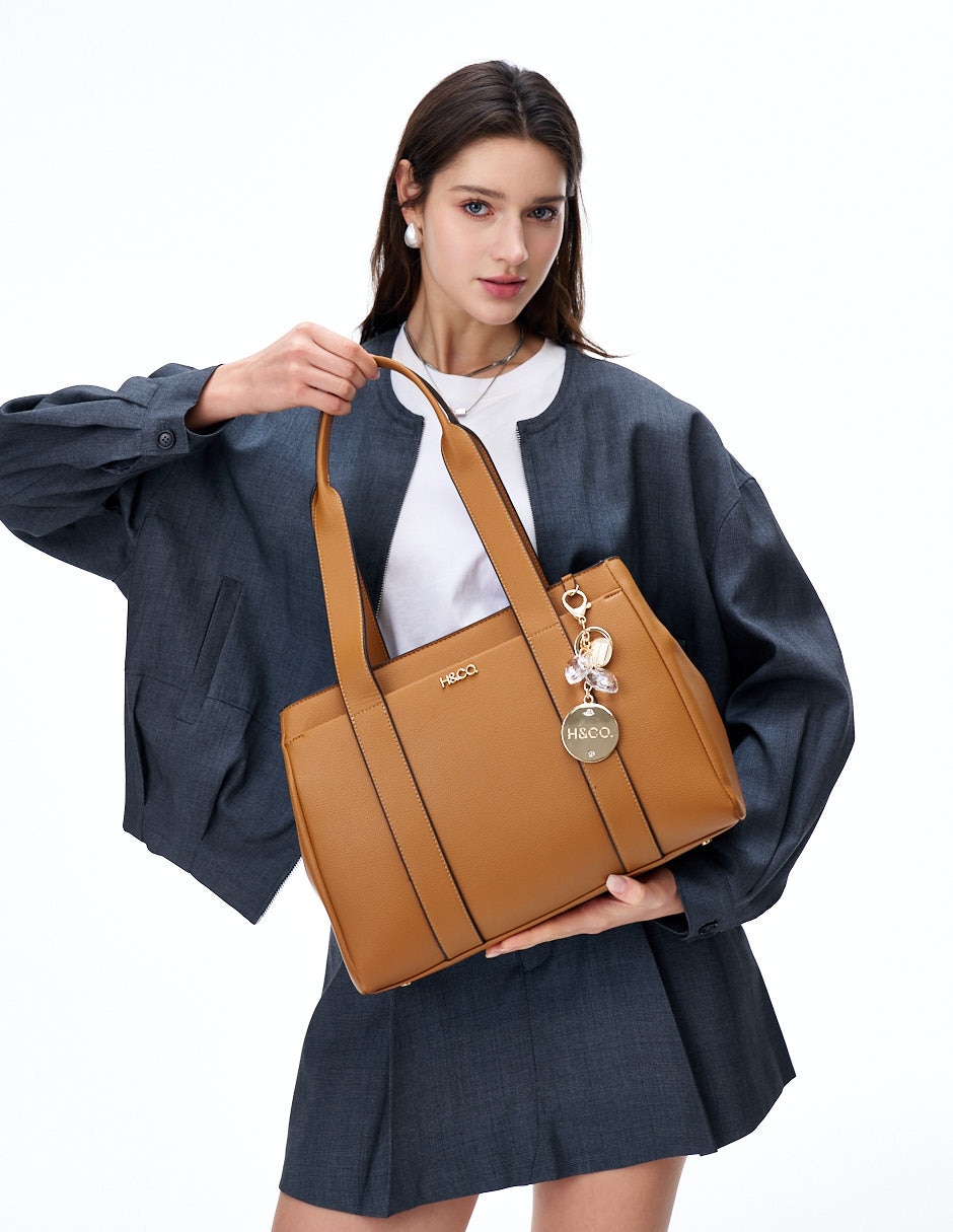 Bolsa satchel H&co para mujer
