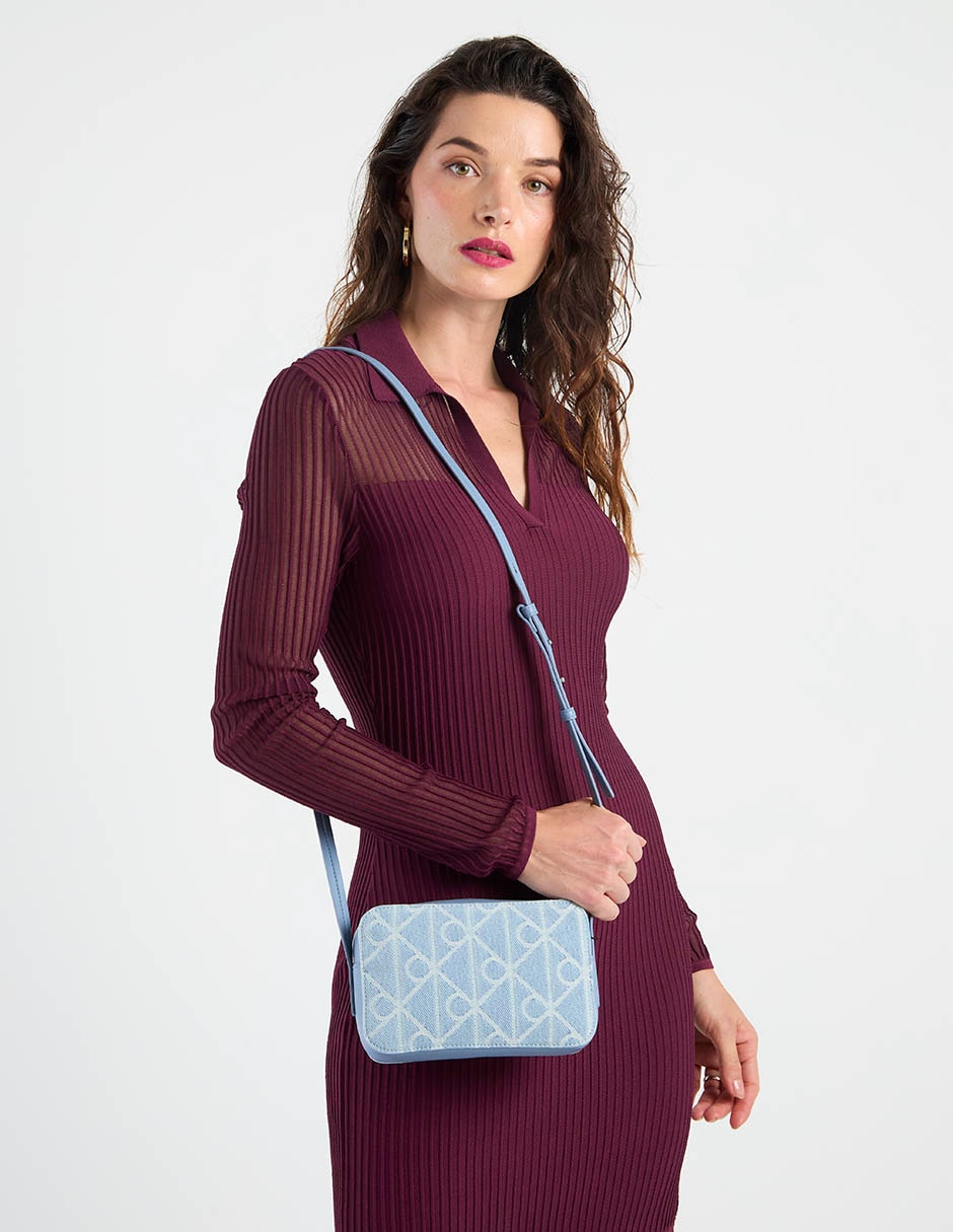 CROSSBODY CK, AZUL CLARO