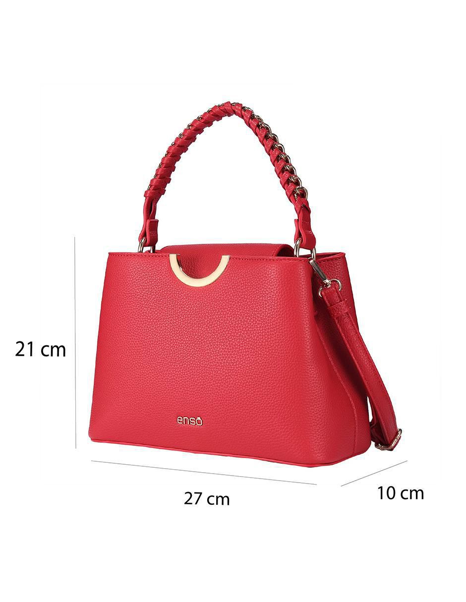 Bolsa satchel Braided Grace para mujer