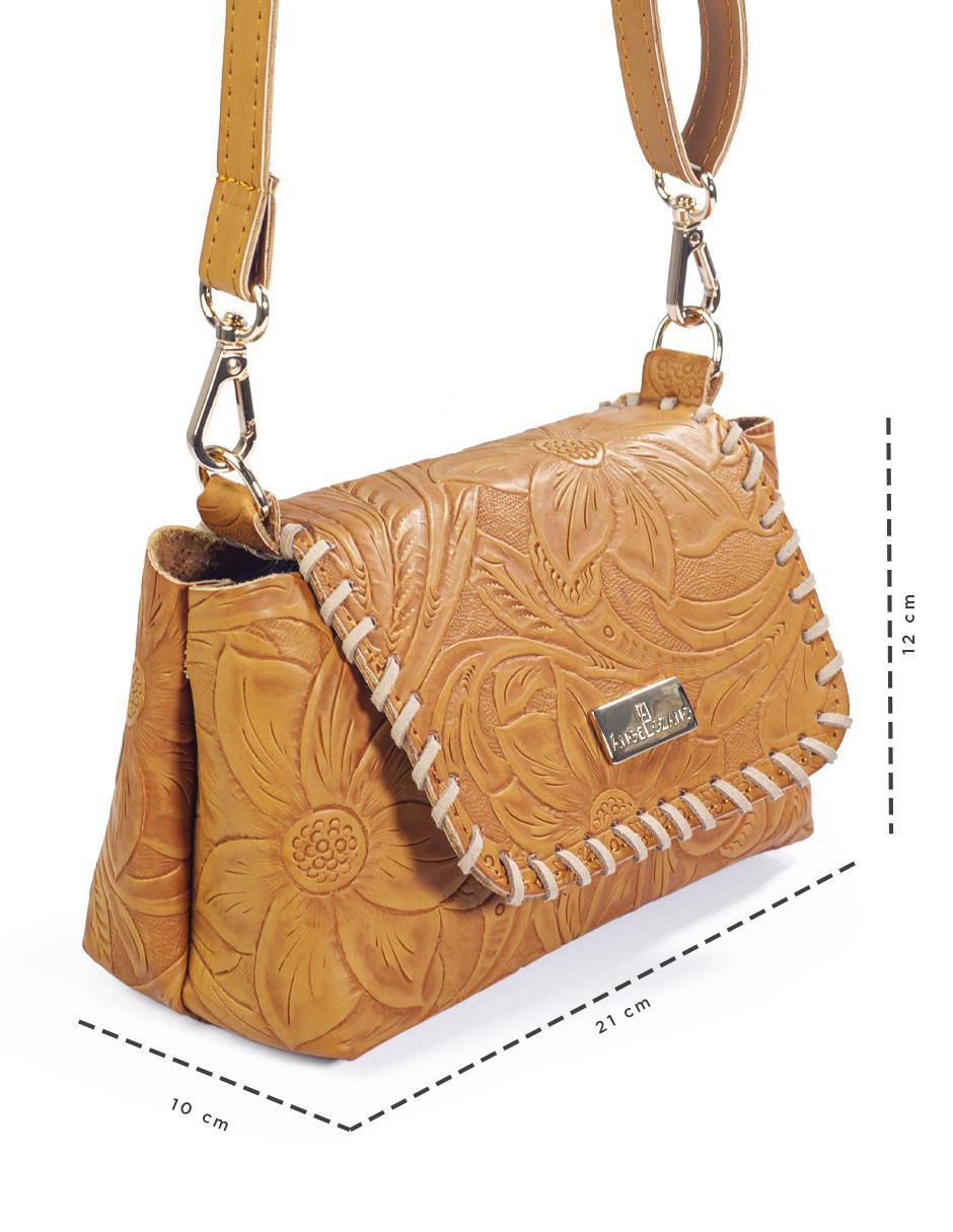 "set/bolsa" crossbody angelozano mayra piel grabada no aplica "de" piel "para" (si aplica) mujer