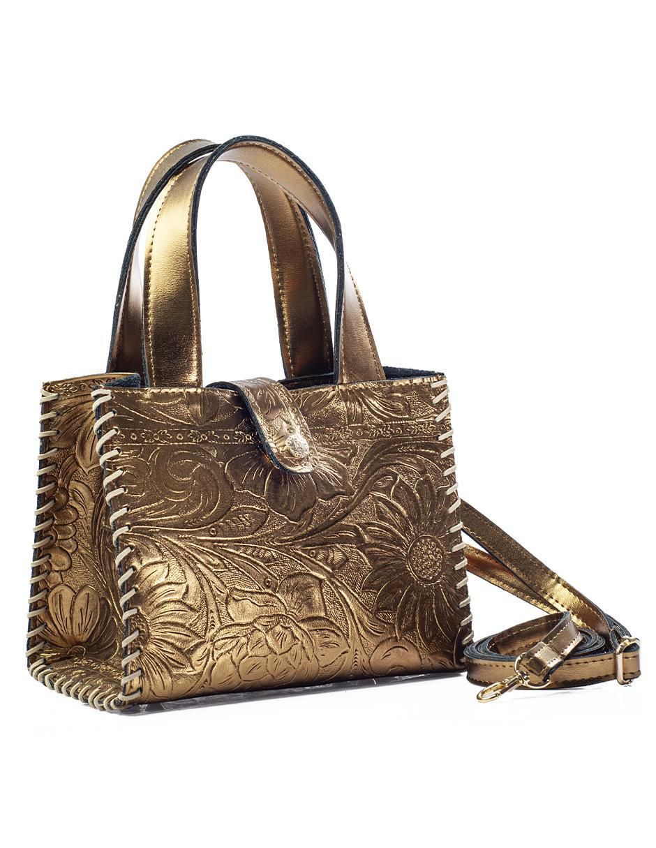 Bolsa satchel de piel para mujer 2