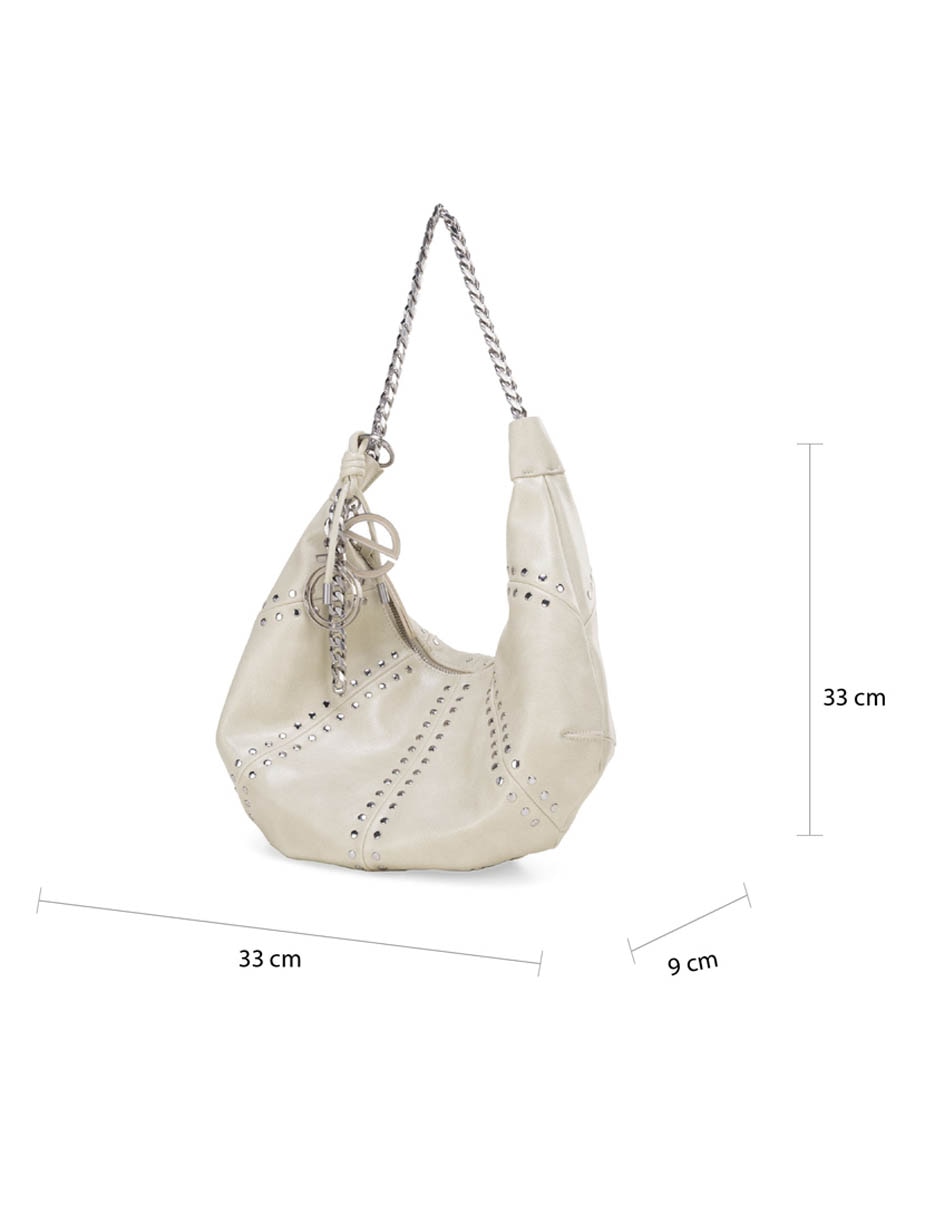 Bolsa hobo de piel vegana para mujer 8