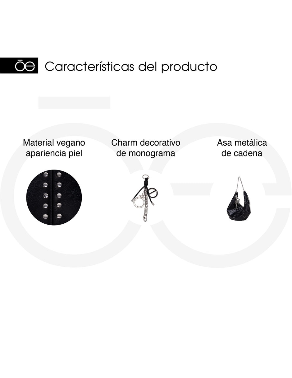 Bolsa hobo de piel vegana para mujer 7