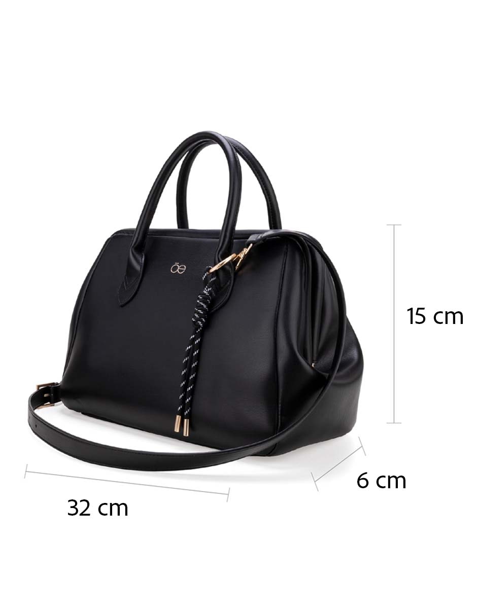 SATCHEL CLOE, NEGRO