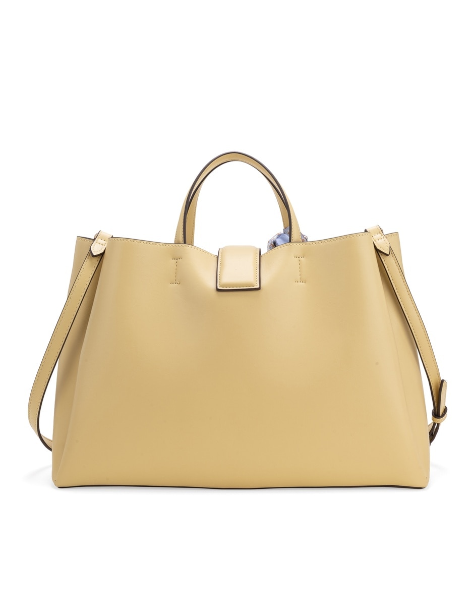 Bolsa satchel Yelynia de piel para mujer 12