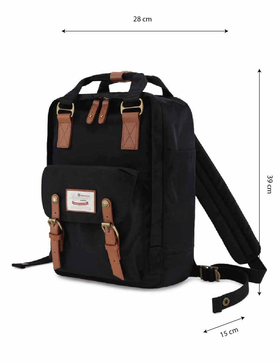 MOCHILA HIMAWARI BACKPA, NEGRO INTENSO
