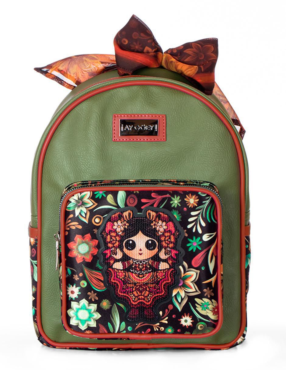 Backpack casual Friducha Petra para mujer