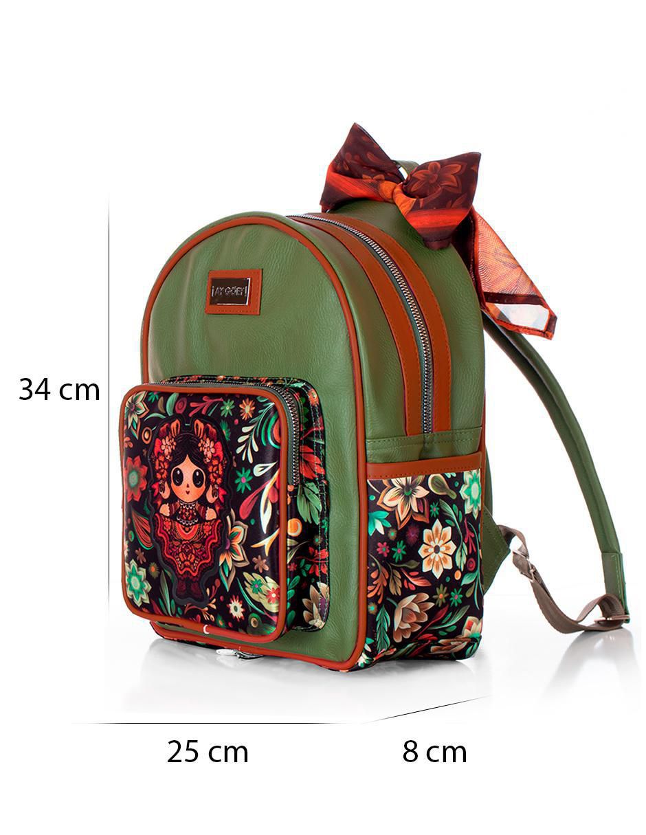 Backpack casual Friducha Petra para mujer 5