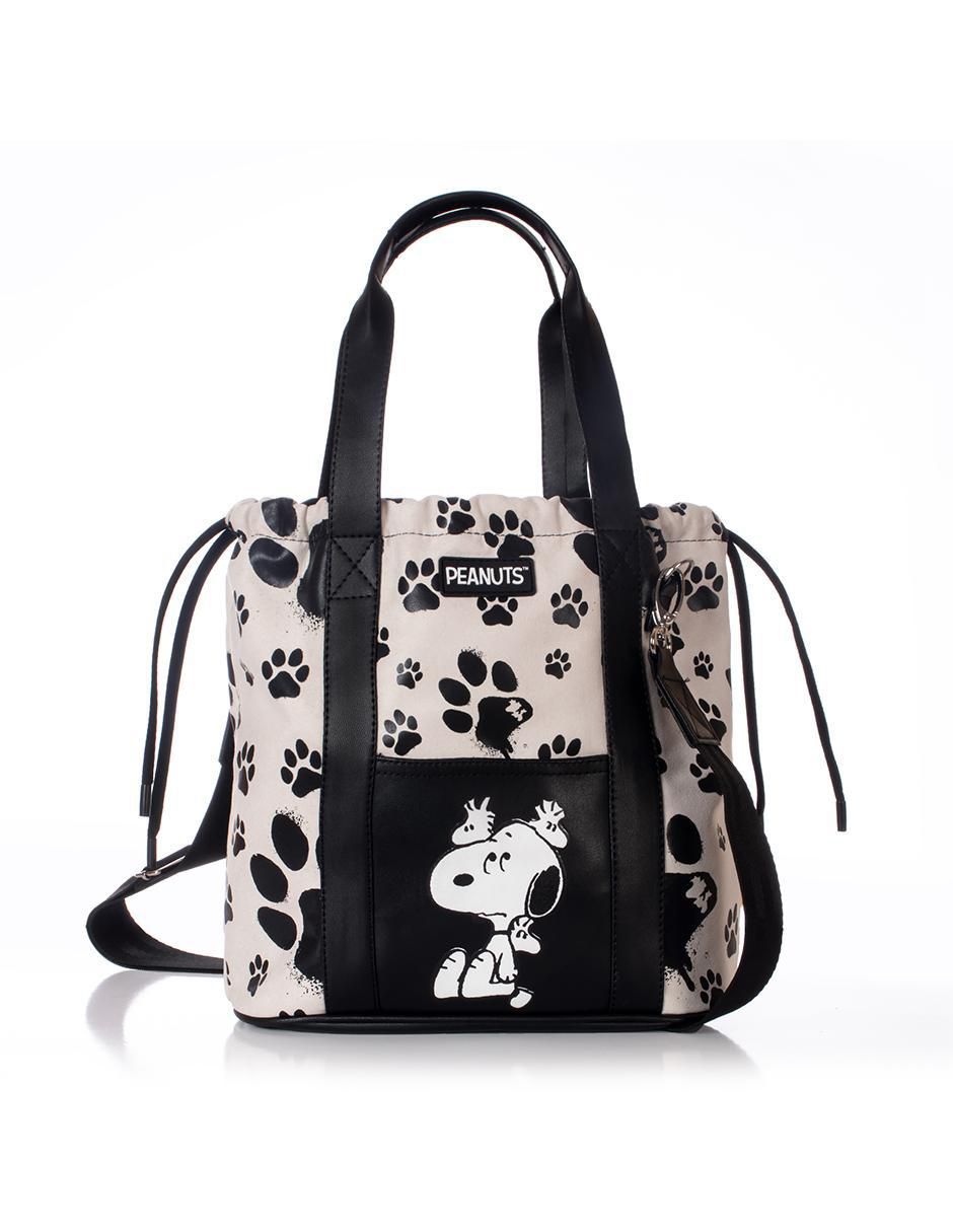 Bolsa bucket Snoopy y Woodstock para mujer
