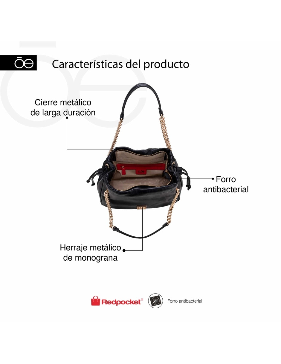 Bolsa shoulder de piel vegana para mujer 7