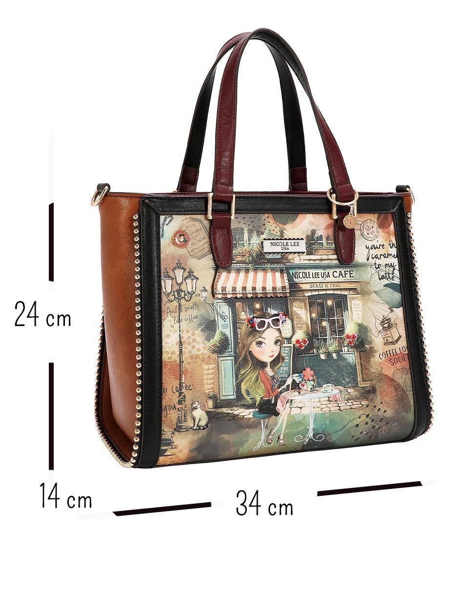 Bolsa satchel Virtual Friend para mujer 6