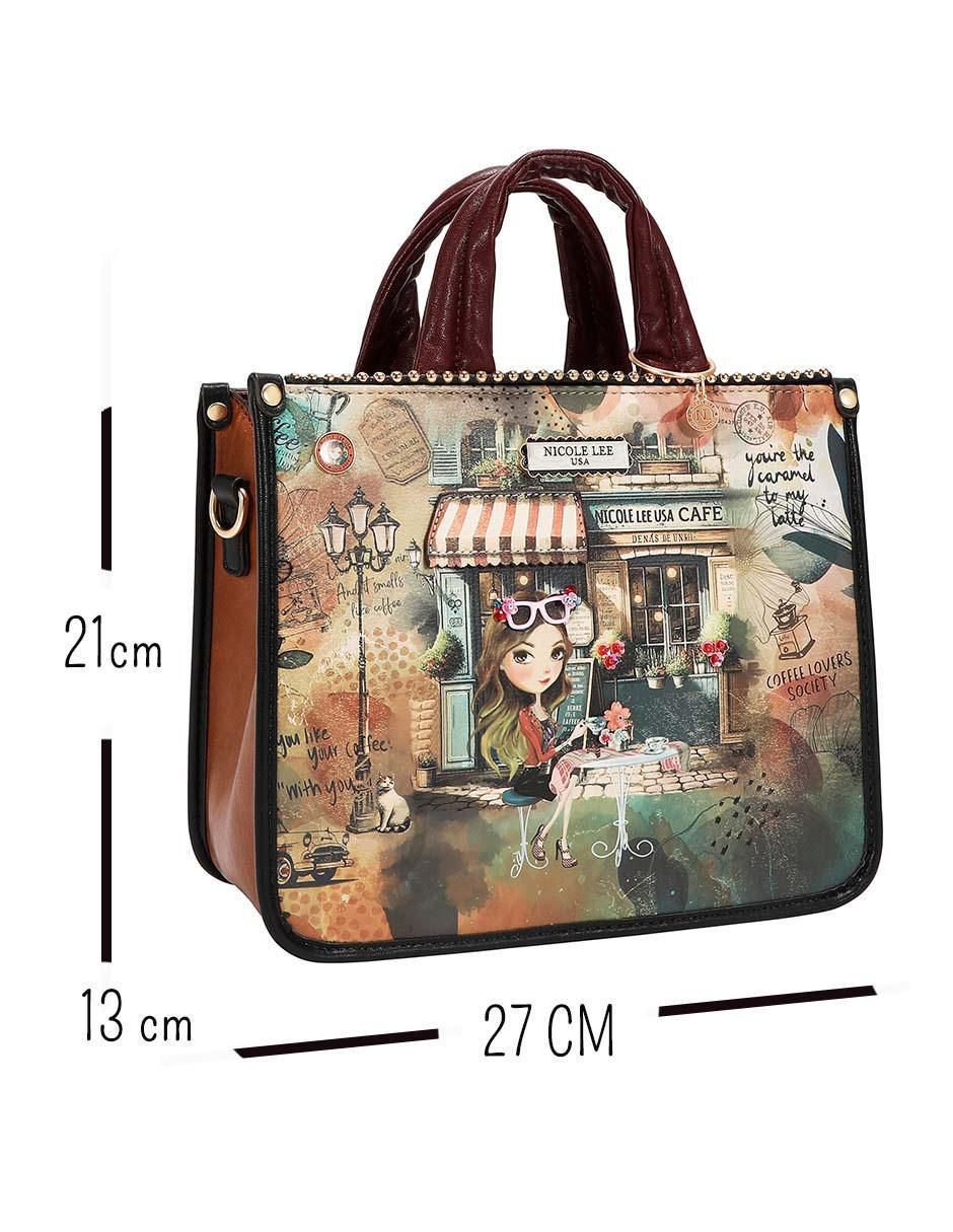 Bolsa satchel Virtual Friend para mujer 5