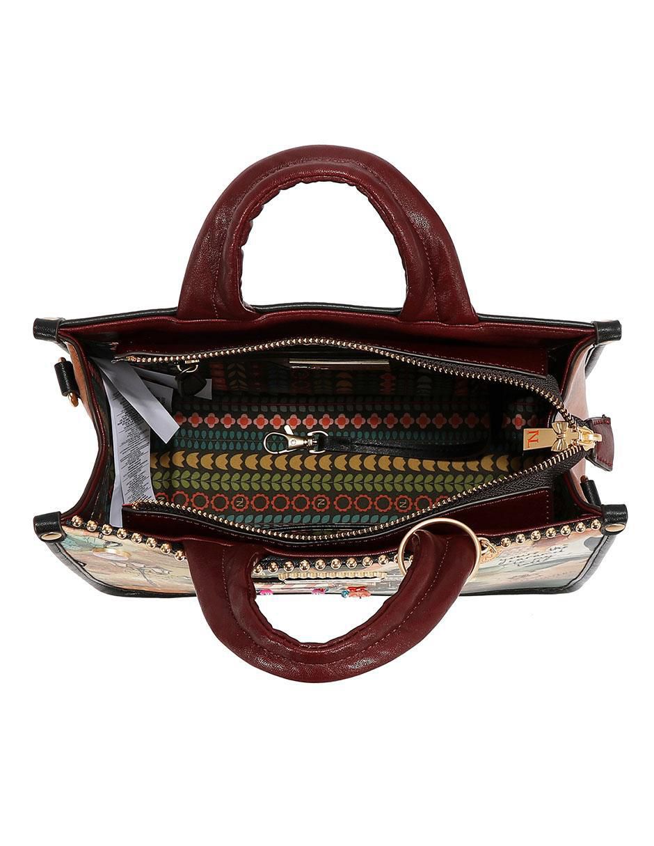 Bolsa satchel Virtual Friend para mujer 4